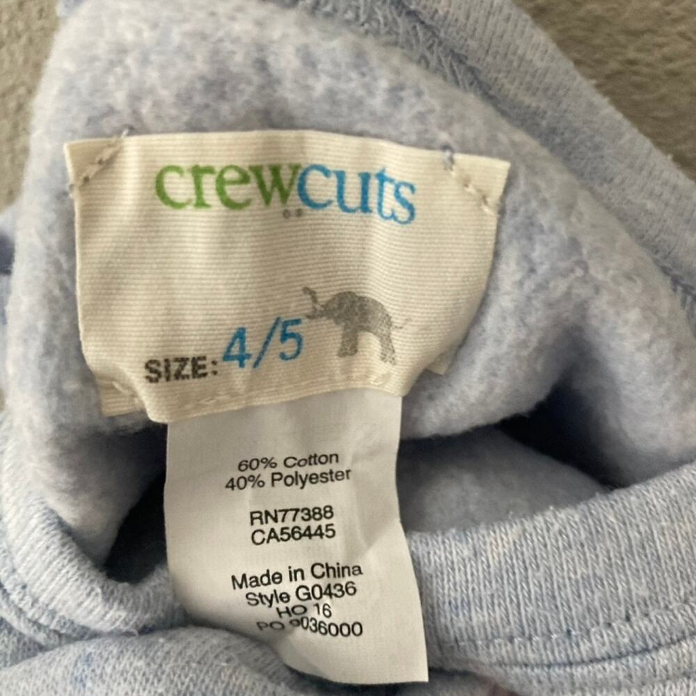 Crewcuts Embellished 3D Flower Sweatshirt - Blue - 4/5 - Picture 6 of 6
